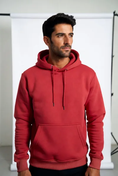 Erkek Premium Şardonlu Hoodie
