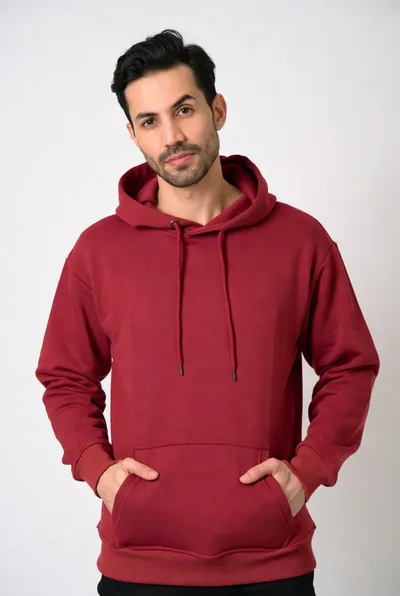 Erkek Daily Basic Hoodie