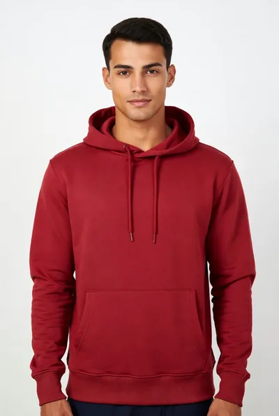 Erkek Elegant Fermuarlı Hoodie