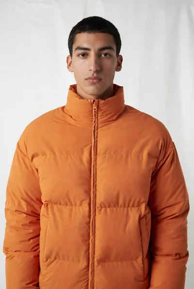 Erkek Essential Dik Yaka Mont