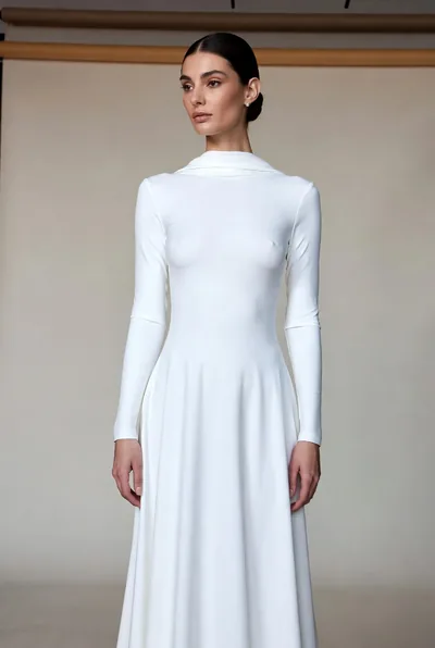 Kadın Elegant Kruvaze Elbise