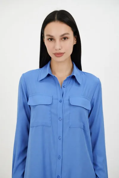 Kadın Modern Slim Fit Gömlek