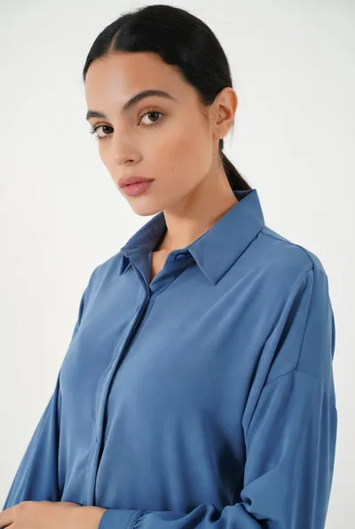 Kadın Signature Poplin Gömlek