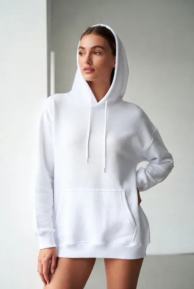 Kadın Soft Touch Şardonlu Hoodie