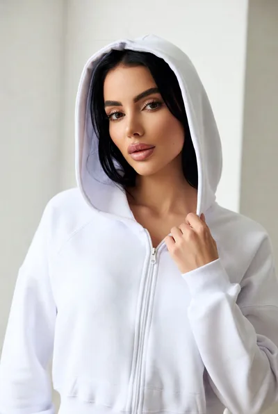 Kadın Premium Basic Hoodie