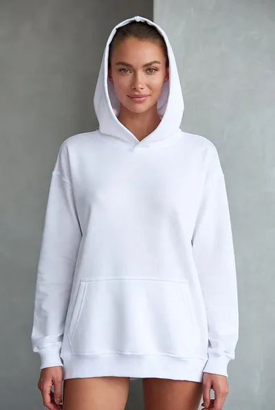Kadın Essential Kapüşonlu Sweatshirt